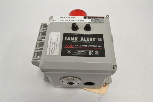 SJ ELECTRO 202 TANK ALERT II PUMP LIQUID LEVEL ALARM SYSTEM SIGNAL 250V B218384