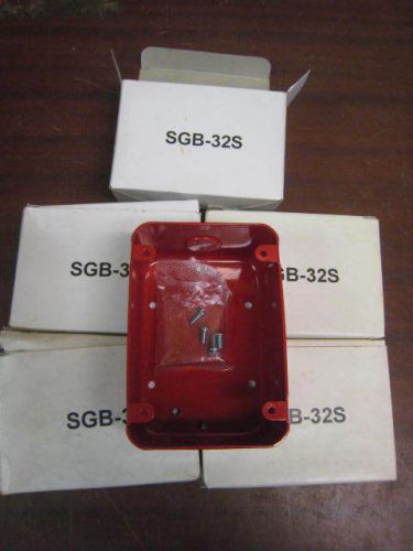 Lot Of 5 Kidde Fenwal Indoor Surface Backbox SGB 32S H / SGB-32S-H FREE SHIPPING