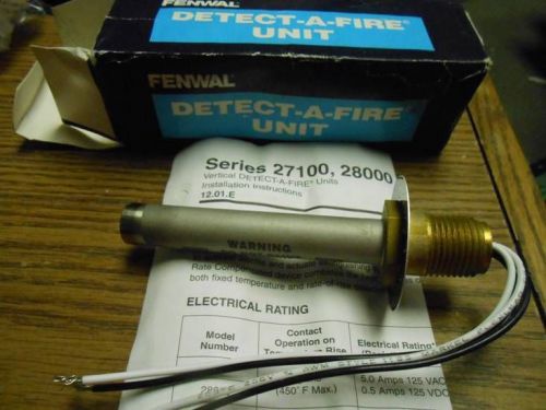 FENWAL 500-688976 DETECT-A-FIRE UNIT HEAT DETECTOR 140F NEW OPEN BOX