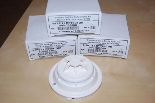 LOT 3 New Siemens HFPT-11 Smoke Fire Detector Thermal Sensor 500-033380