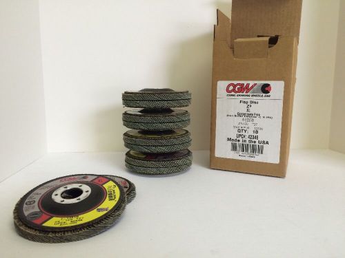 10 Camel Grinding Wheels 4.5&#034;x7/8&#034; Premium Flap Discs Zirconia. Z3-120 XL.