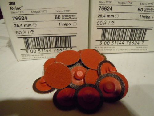 3M ROLOC  - 1&#034; Abrasive  Disc Grade 60  -  (1boxes)