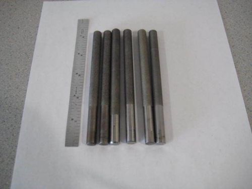 6 Jig Grinding Diamond Coated Mandrels .363&#034; to .376&#034; Diameter 5&#034; Long