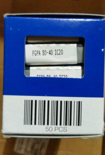 (50) BRAND NEW ISCAR FGPA-80-40 IC20 INSERTS