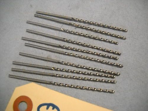 10 NEW TAPER LENGTH DRILLS 1/16&#034; HSS USA 830