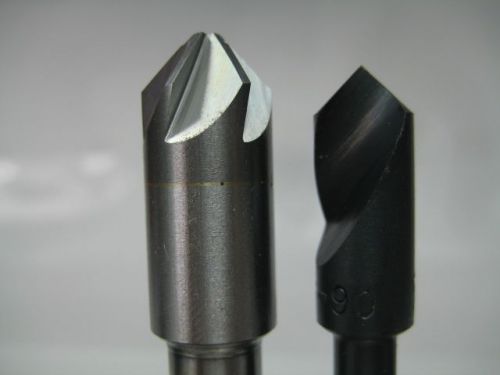 LOT ( 2 ) NEW M.A.FORD 1/2&#034; &amp; 3/8&#034; CARBIDE HSS COUNTERSINK MACHINIST TOOL BIT