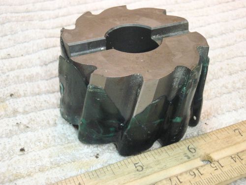 WELDON SHELL MILL CUTTER WELDONITE 2.70&#034; x 1 5/8 x 1&#034; 10 FLUTE IN WAX