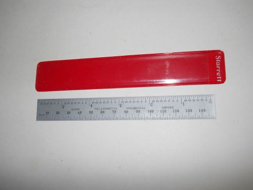 L.S.STARRET 6&#034;TEMPERED METAL RULE/RULER #C636