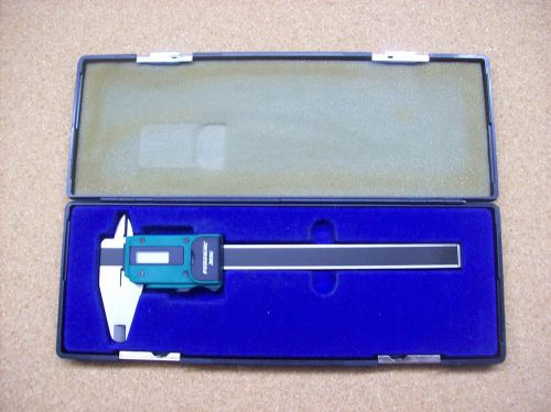 FEDERAL JOCAL  6&#034; DIGITAL CALIPER SWEDEN BLACK CASE Q.C. MACHINIST TOOL