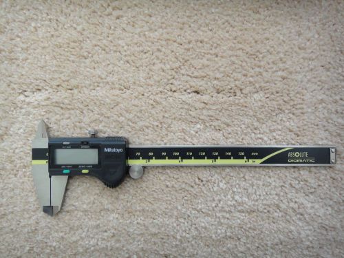 Mitutoyo AbsOlute Digimatic Caliper Range 0 6&#034; Digital NEW 500-196-20