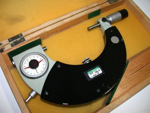 STEINMEYER 100 TO 125MM .002MM SNAP GAGE METRIC MICROMETER 76 0537 073 20