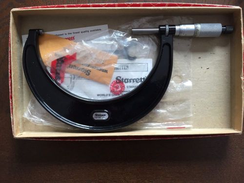 Starrett 4 - 5 inch micrometer