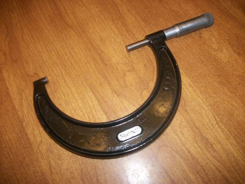 Starrett No. 436 Micrometer 3-4 Inch .001 L@@K No Reserve Machinist Tool.......