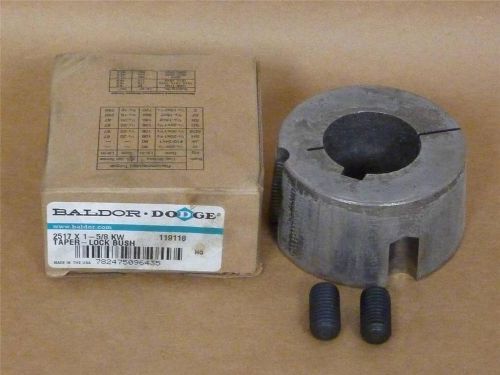 Baldor dodge 119118 taper lock bushing 2517 x 1-5/8 keyway for sale