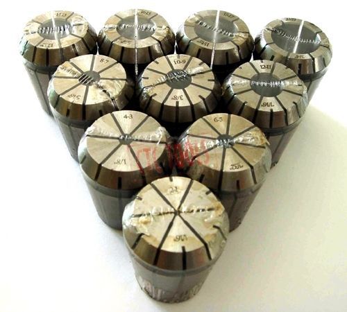 Er32 spring collet set (10 pcs) cnc milling lathe tool &amp; workholding new #a06 for sale