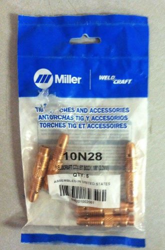 Weldcraft 10n28 collet body, 1/8&#034; (3.2mm) pkg 5 for sale