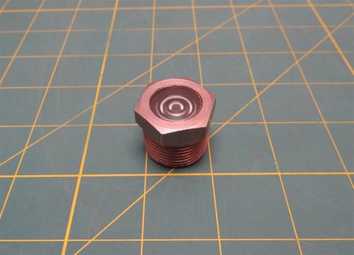 3/4&#034; NPT Metal Sight Glass Window / Sight Flow Indicator