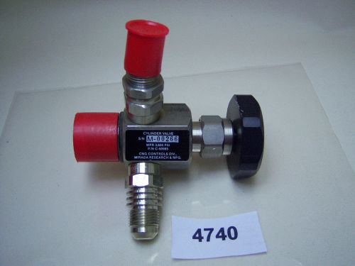 (4740) mirada research cng cylinder valve c-50985 3,600 psi s/n: m-00266 for sale