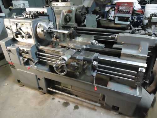 HWACHEON HL18x40&#034; Gap Lathe with a 12&#034; Bison Set Tru chuck, quick change tool