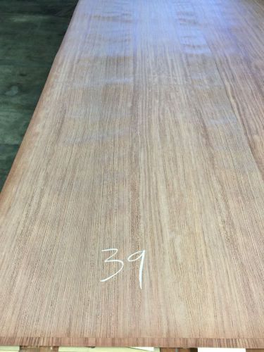 Wood Veneer Bubinga 20x98 1pc total 10Mil Paper Backed &#034;EXOTIC&#034; PL 39