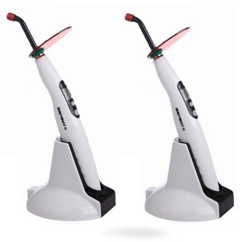 2 pcs Dental Wireless Cordless LED Curing Light Lamp Similar Woodpecker LED-B T4