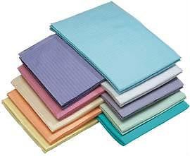 House Brand Mauve Plain Rectangle 13 &#034;x 18&#034; 3 Ply Paper/1 Ply Poly