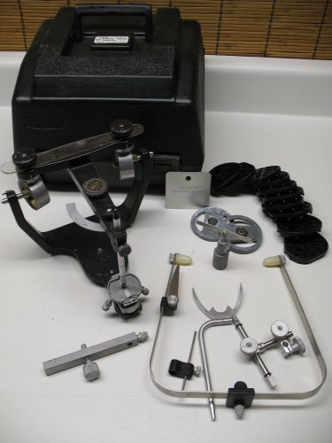 HANAU WIDE-VUE I I SEMI ADJUSTABLE DENTAL ARTICULATOR / EARBOW direct  indirect