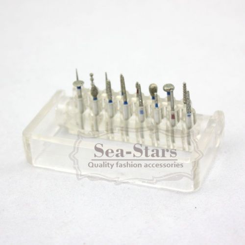 10 sets(16 pcs/set) dental fg 1.6 diamond burs set porcelain shouldered abutment for sale