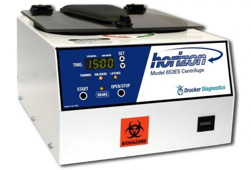 NEW Drucker 653ES 3150rpm Fixed Speed Horizontal Rotor Centrifuge, 12 x (5-10ml)