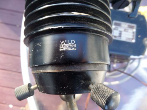 WILD HEERBRUGG LIGHT SOURCE W/ GLOOR OERLIKON POWER SOURCE , TRANFORMER, FR SHIP