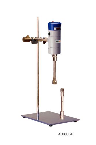 Lab homogenizer disperser mixer ad300l-h 300-18000rpm digital display 28 &amp; 36g for sale