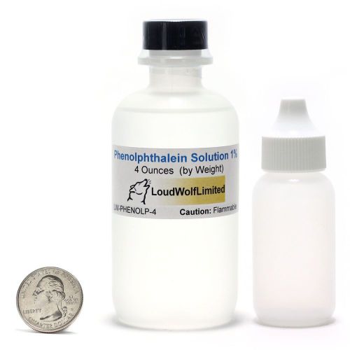 Phenolphthalein indicator solution / 1% concentration / 4 fluid ounces for sale