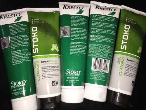 STOKO 250 ml Tube KRESTO Heavy Duty Industrial hand Cleaner. Lot Of 10