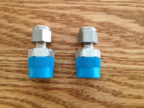 2 NEW  SWAGELOK SS-400-1-6 1/4&#034; TUBE X 3/8&#034; MALE NPT !