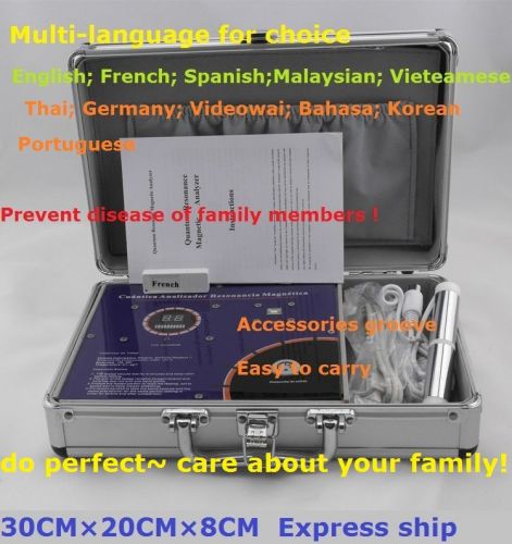 Newest  Multi-language Quantum Magnetic Resonance body Analyzer 41 Reports DHL