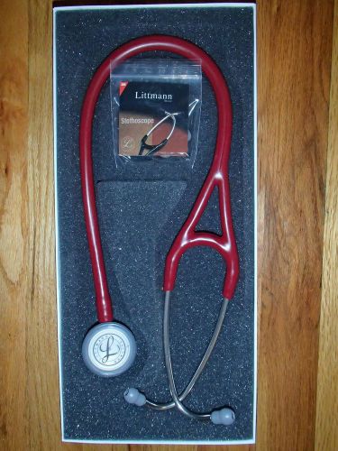 Brand new 3m littmann cardiology iii stethoscope burgundy for sale