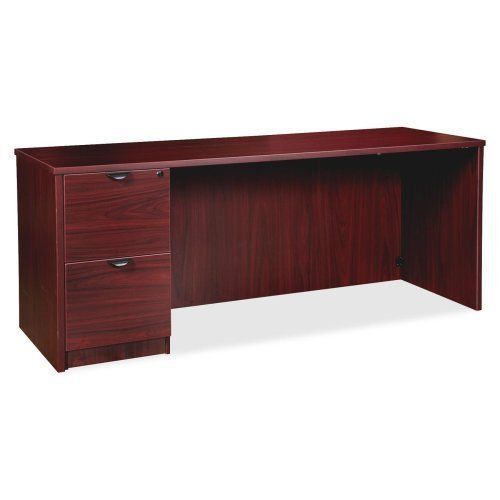 Lorell LLR79024 Prominence Series Mahogany Laminate Desking