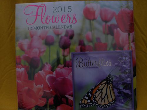 2015 Flower Wall Calendar+ BONUS Mini Calendar