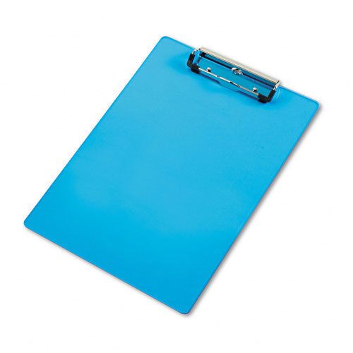 Saunders Acrylic Clipboard 1/2&#034; Cap. Transparent Blue