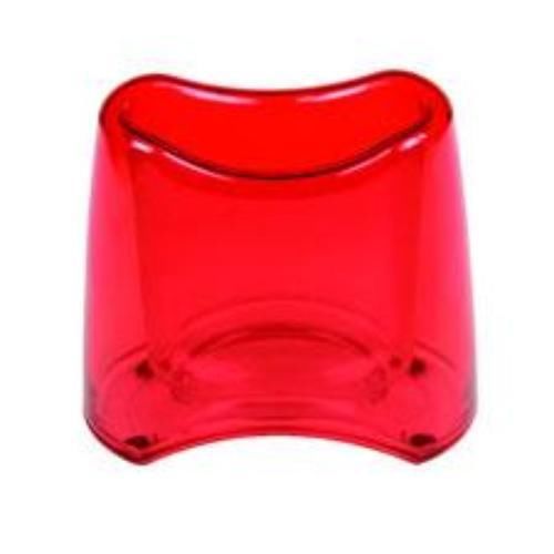 Baumgarten&#039;s Translucent Cup Desk Organizer Red