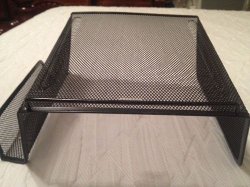 Rolodex Mesh Collection Desktop Phone Stand Black 10 x 11 1/4 x 5 1/4