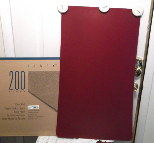 TENEX 200 CLASS 20&#034;X34&#034; BURGUNDY DESK PAD MADE IN THE U.S.A. NIP* GREAT DEAL !!!