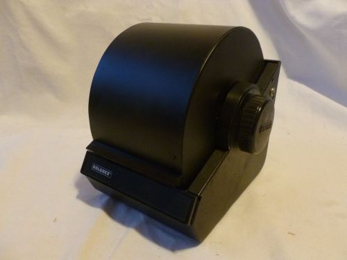 Large Vintage Black Steel Rolodex File Model 2254D