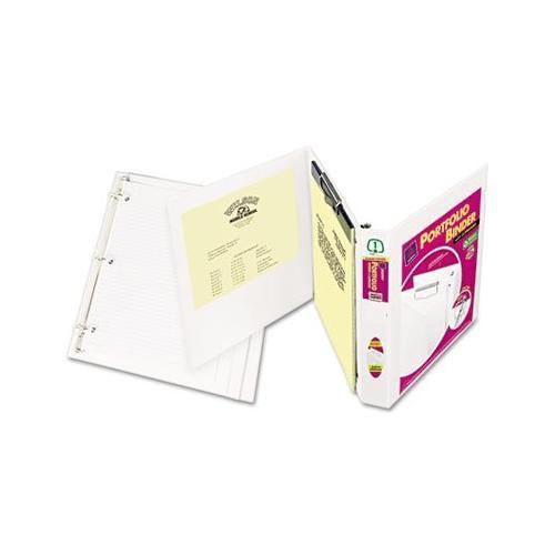 Avery Portfolio Binder with Clipboard, 1 Inch EZ-Turn Ring, White (63000) New