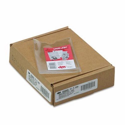 Oxford Utili-Jacs Heavy-Duty Clear Plastic Envelopes, 3 x 5, 50/Box (OXF65005)