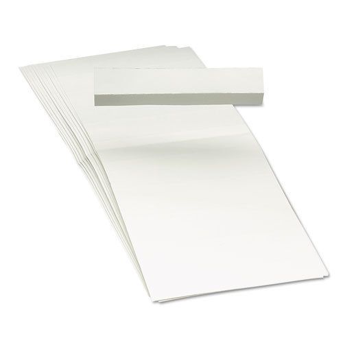 Inserts for Hanging File Folder Tabs, 1/3 Tab, 3 1/4 Inch, White, 100/Pack
