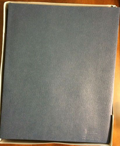 Avery 47985 Two Pocket Folders, Embossed Paper, 8-1/2&#034;x11&#034;, 25/BX, Dark Blue