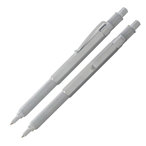 RETRO 51 1951 HEX-O-Matic capless Ballpoint pen SILVER HEX-615BP Rotring style