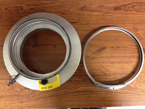 IRIS 200 IRIS200 8&#034; INCH ROUND AIR DUCT DAMPER W/ SPRING CLAMP - NEW