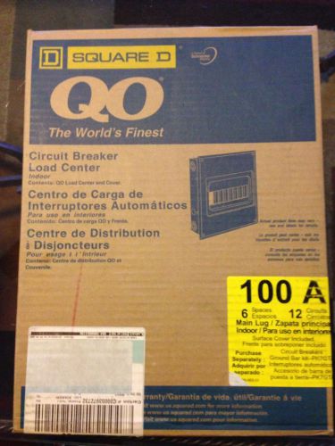 Square D QO612L100SCP Circuit Breaker Load Center - NIB